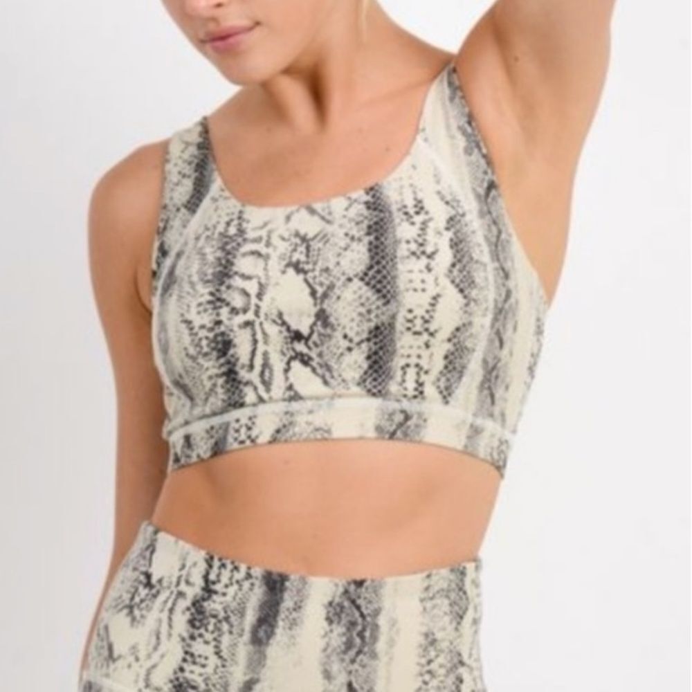 Mono B Viper Print Sport Bra (NWT)